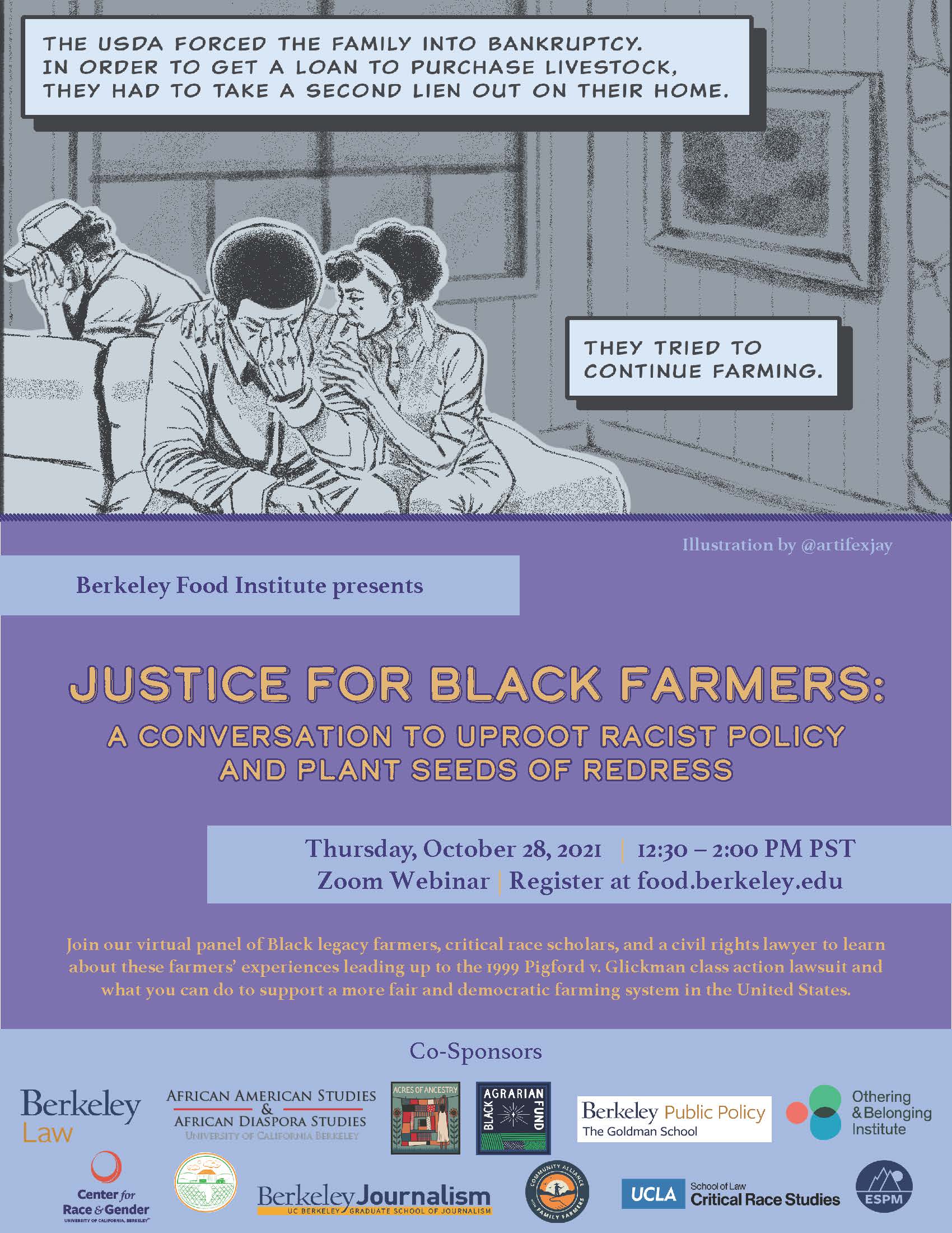 Justice for Black Farmers A Conversation to Uproot Racist Policy and